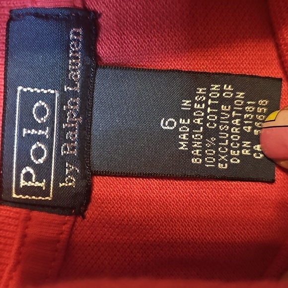 Polo by Ralph Lauren Red Classic Polo Shirt - Picture 2 of 3
